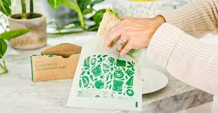 Cleanomic compostable sandwich bags for food storage